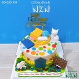  Bánh Sinh Nhật Chủ Đề May Vá (GD-020-134) 
