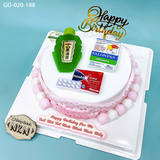  Bánh Sinh Nhật Chai Dầu Gió, Vỉ Thuốc (GD-020-188) 