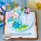  Bánh Kỷ Niệm Kết Hoa Ngày Cưới Ba Mẹ (GD-020-201) 