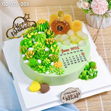  Bánh Sinh Nhật Chai Rượu Mừng (GD-020-203) 