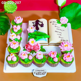  Bánh Sinh Nhật Hoa Sen Tặng Mẹ (GD-020-207) 