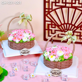  Giỏ Bánh Hoa Sen Quà Tặng 20/10 (GH-031-001) 