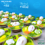  Hộp Bánh Họa Tiết Vườn Thỏ (HRC-016-003) 