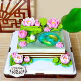  Bánh Kỷ Niệm Liên Hoa Vọng Nguyệt (HS-014-040) 