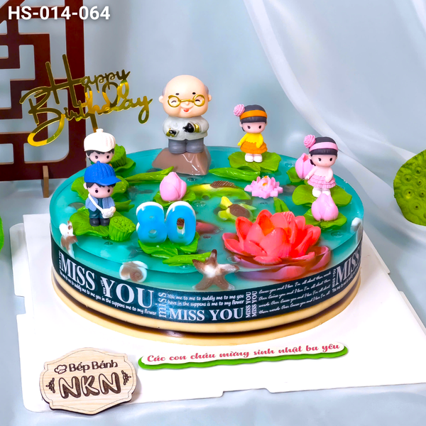  Bánh Mừng Thọ Ông Và Các Cháu (HS-014-064) 