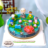  Bánh Mừng Thọ Ông Và Các Cháu (HS-014-064) 
