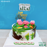  Bánh Sinh Nhật Hồ Sen Chuồn Chuồn (HS-014-073) 