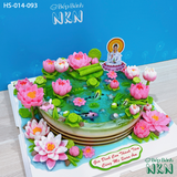  Bánh Cúng Mẹ Quan Âm Hồ Sen Cá Lội (HS-014-093) 