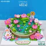  Bánh Cúng Mẹ Quan Âm Hồ Sen Cá Lội (HS-014-093) 