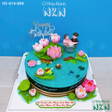  Bánh Kỷ Niệm Hồ Sen Cá Lội (HS-014-094) 