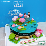  Bánh Kỷ Niệm Hồ Sen Cá Lội (HS-014-094) 