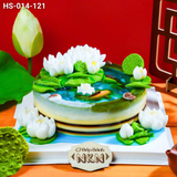  Bánh Sinh Nhật Bạch Liên Ngư Lạc (HS-014-121) 