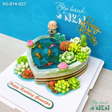  Bánh Hồ Sen Mừng Thọ Cha, Ông (HS-014-027) 