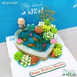  Bánh Hồ Sen Mừng Thọ Cha, Ông (HS-014-027) 