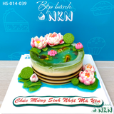  Bánh Kỷ Niệm Hồ Sen Cá Lội (HS-014-039) 