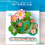  Bánh Kỷ Niệm Hồ Sen Cá Lội (HS-014-039) 