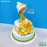  Bánh Thác Hoa 2 Tầng (KH-002-074) 
