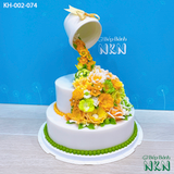  Bánh Thác Hoa 2 Tầng (KH-002-074) 
