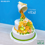 Bánh Thác Hoa 2 Tầng (KH-002-074) 