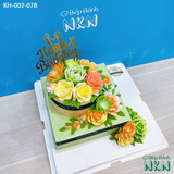  Bánh Kết Hoa 2 Tầng  (KH-002-078) 