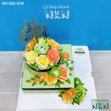  Bánh Kết Hoa 2 Tầng  (KH-002-078) 