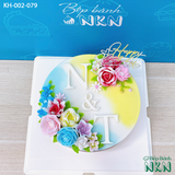  Bánh Kỷ Niệm Kết Hoa (KH-002-079) 