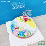  Bánh Kỷ Niệm Kết Hoa (KH-002-079) 