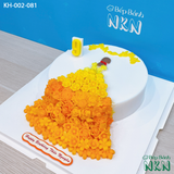  Bánh Sinh Nhật Cô Gái Váy Vàng (KH-002-081) 