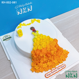  Bánh Sinh Nhật Cô Gái Váy Vàng (KH-002-081) 