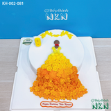  Bánh Sinh Nhật Cô Gái Váy Vàng (KH-002-081) 