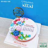  Bánh Sinh Nhật Kết Hoa (KH-002-100) 