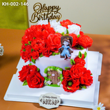  Bánh Sinh Nhật Kết Hoa Quý Cô Sang Chảnh (KH-002-146) 