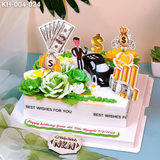  Bánh Sinh Nhật Kết Hoa (KH-004-024) 