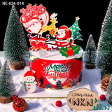  Bánh Quà Tặng Noel - Tone đỏ (NE-026-014) 