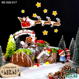  Bánh Noel Khúc Gỗ - Mẫu 1 (NE-026-017) 