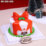  Bánh Quà Tặng Giáng Sinh Đính Nơ Hiện Đại (NE-026-026) 