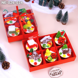  Set 6 Cupcake Quà Tặng Giáng Sinh (NE-026-034) 