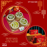  Hộp Bánh Trung Thu Trung thu - Phú Quý - Sum Vầy - Đoàn Viên (STT-022-020) 