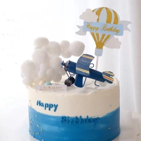  Mô Hình Máy Bay Nhựa Màu Xanh (PKGT-998-006) 