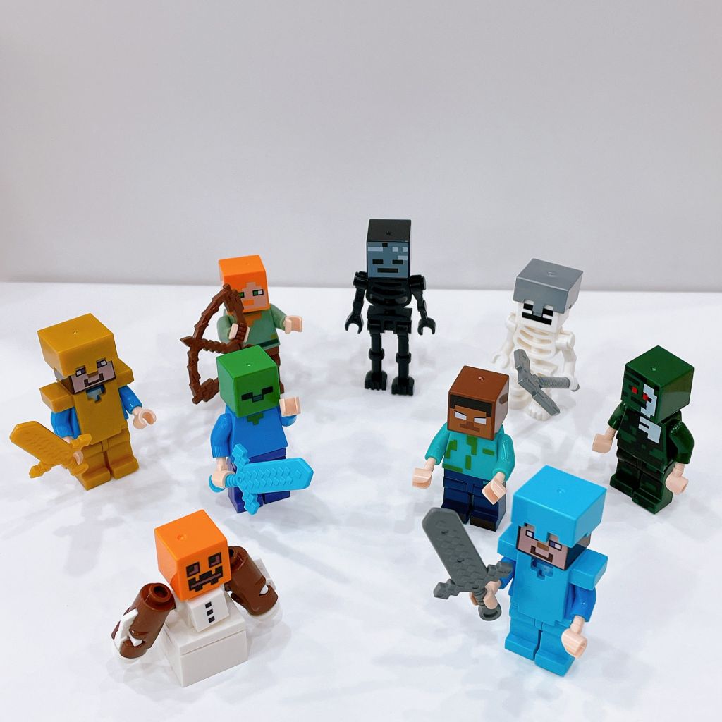  Set 8 Mô Hình Lego Minecraft (PKT-999-236) 
