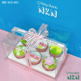  Set Cupcake Sinh Nhật 6 Bánh Kết Hoa (SRC-015-051) 