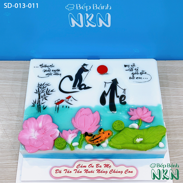  Bánh Kỷ Niệm Tặng Cha Mẹ (SD-013-011) 