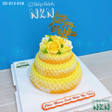  Bánh Sinh Nhật Tháp Sen 3 Tầng (SD-013-018) 