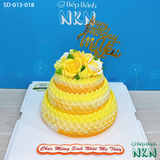  Bánh Sinh Nhật Tháp Sen 3 Tầng (SD-013-018) 