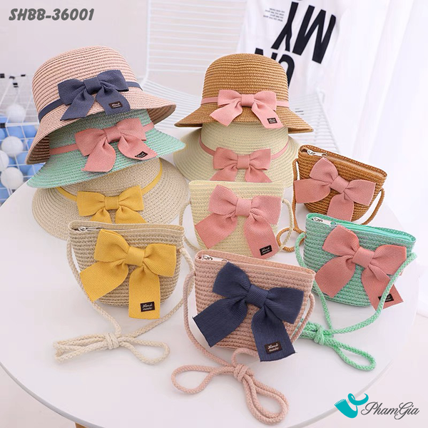  Set Du Lịch Hè Cute Cho Bé Gái (4 màu) (SHBB36001) 