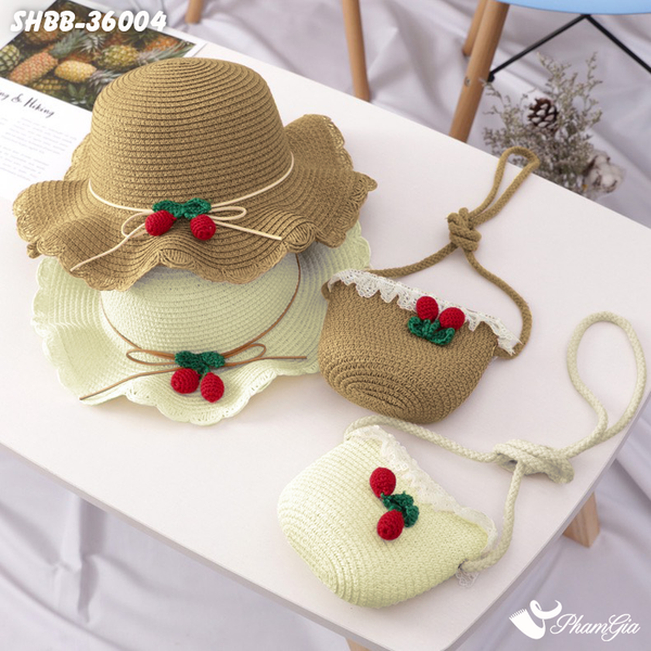  Set Du Lịch Hè Cute Cho Bé Gái (4 màu) (SHBB36004) 