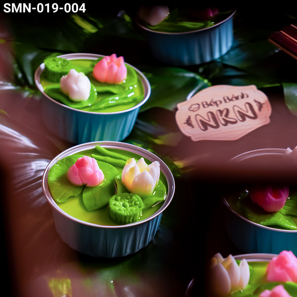  Set 6 Cupcake Hoa Sen  (SMN-019-004) 