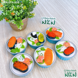  Set 6 Cupcake Sushi (SMN-019-009) 