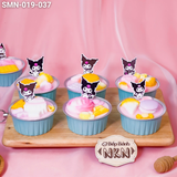  Set Cupcake Kuromi Tone Hồng (SMN-019-037) 