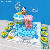  Set Bánh Sinh Nhật Bé Mèo x Đu Quay (SRC-015-091) 